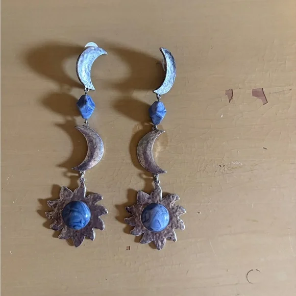 Free People Celestial Earrings Dangle - Picture 2 of 2